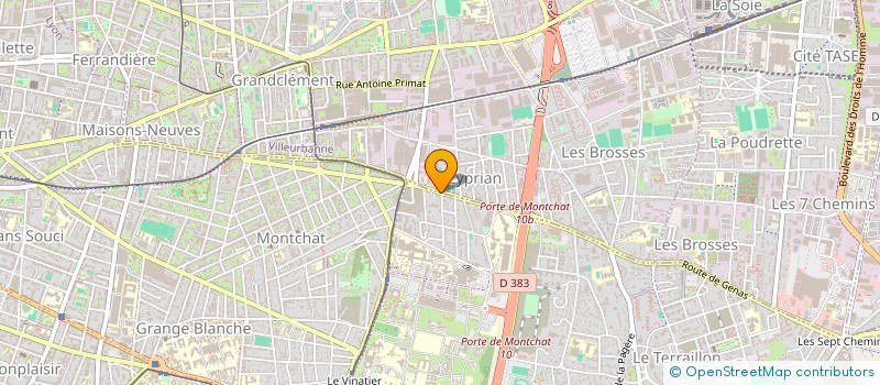 localisation de l'entreprise MONSIEUR MARC GIBRALTA  BRON