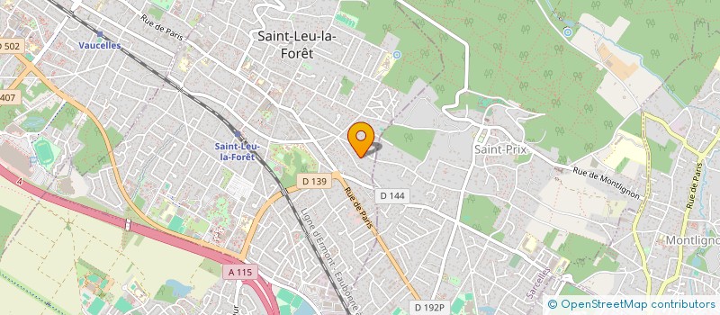 localisation de l'entreprise MONSIEUR MARC GILLES TOURET  SAINT-LEU-LA-FORET