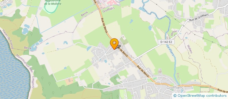 localisation de l'entreprise MONSIEUR MARC GILLOT  GROFFLIERS