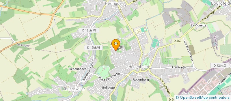 localisation de l'entreprise MONSIEUR MARC GINDER  HEGENHEIM