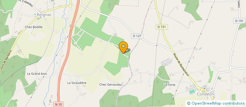 localisation de l'entreprise MONSIEUR MARC GIRARD à BORS (CANTON DE CHARENTE-SUD)