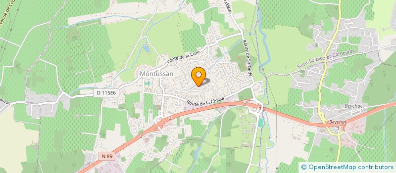 localisation de l'entreprise MONSIEUR MARC GIRARD  MONTUSSAN