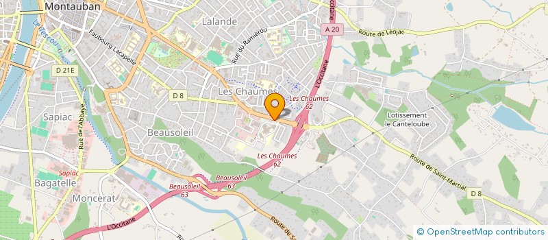 localisation de l'entreprise MONSIEUR MARC GIRAUD à MONTAUBAN