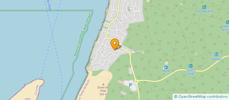 localisation de l'entreprise MONSIEUR MARC GIRAUD  LA TESTE-DE-BUCH