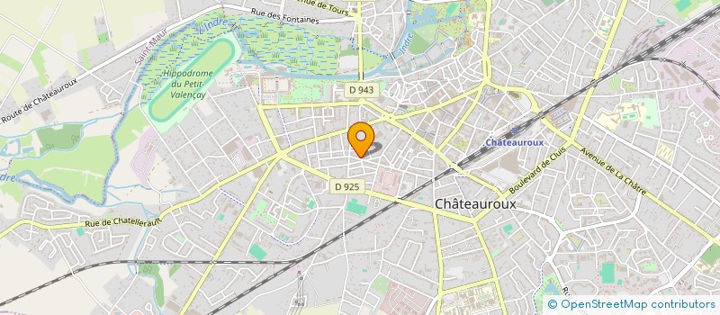 localisation de l'entreprise MONSIEUR MARC GIRAUDON à CHATEAUROUX