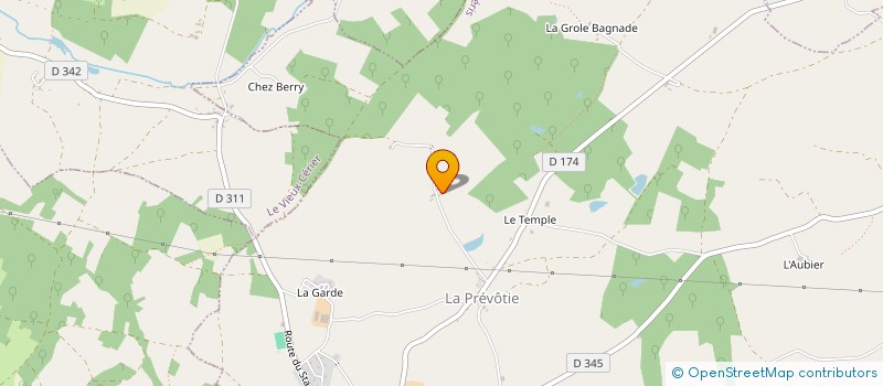 localisation de l'entreprise MONSIEUR MARC GIRAULT  SAINT-LAURENT-DE-CERIS