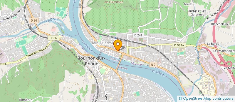 localisation de l'entreprise MONSIEUR MARC GIRES  TAIN-L'HERMITAGE