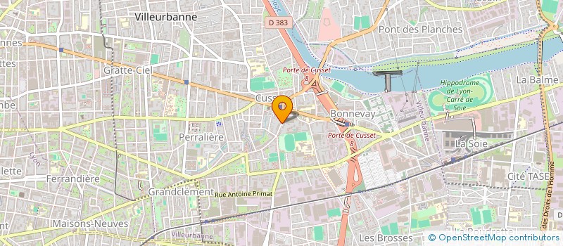 localisation de l'entreprise MONSIEUR MARC GIRONES à VILLEURBANNE