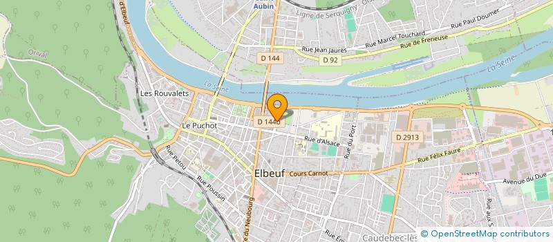 localisation de l'entreprise MONSIEUR MARC GITTON  ELBEUF