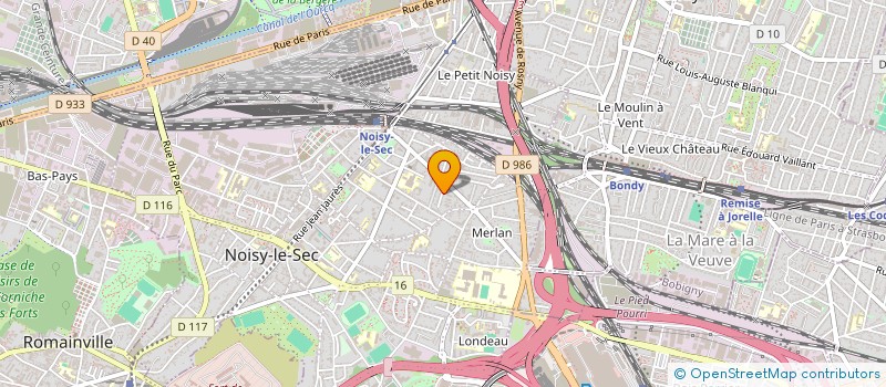 localisation de l'entreprise MONSIEUR MARC GLINERT à NOISY-LE-SEC