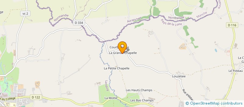 localisation de l'entreprise MONSIEUR MARC GOBE à FOUGEROLLES-DU-PLESSIS