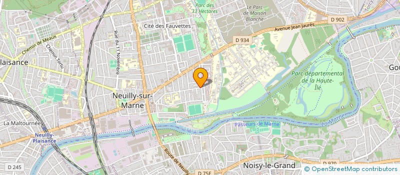 localisation de l'entreprise MONSIEUR MARC GODON à NEUILLY-SUR-MARNE