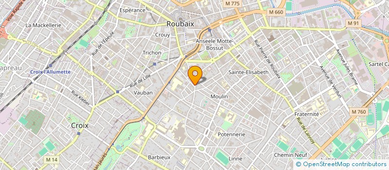 localisation de l'entreprise MONSIEUR MARC GOETTER  ROUBAIX