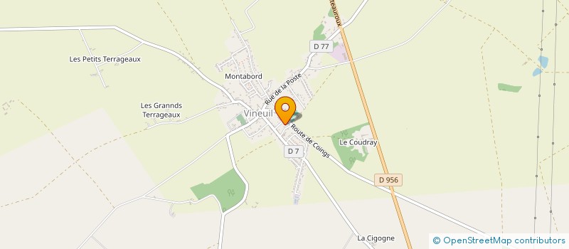 localisation de l'entreprise MONSIEUR MARC GONCALVES BARROSO à VINEUIL
