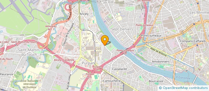 localisation de l'entreprise MONSIEUR MARC GONZALES  TOULOUSE