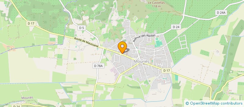 localisation de l'entreprise MONSIEUR MARC GONZALEZ  MOURIES