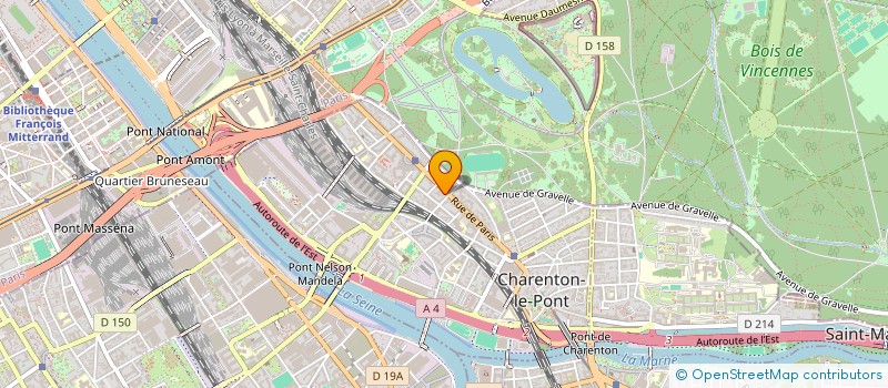 localisation de l'entreprise MONSIEUR MARC GORI à CHARENTON-LE-PONT