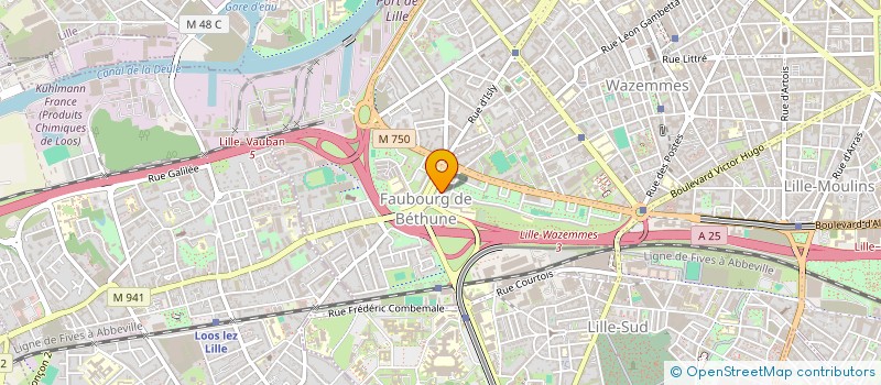 localisation de l'entreprise MONSIEUR MARC GOSSELIN à LILLE