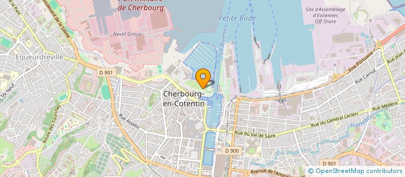 localisation de l'entreprise MONSIEUR MARC GOSSELIN-BOUCHAIN  CHERBOURG-EN-COTENTIN