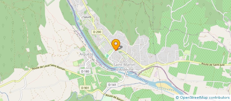 localisation de l'entreprise MONSIEUR MARC GOSTOLI  SAINT-MARTIN-D'ARDECHE