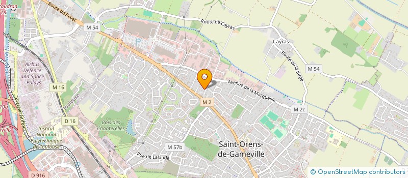 localisation de l'entreprise MONSIEUR MARC GOUBIER à SAINT-ORENS-DE-GAMEVILLE