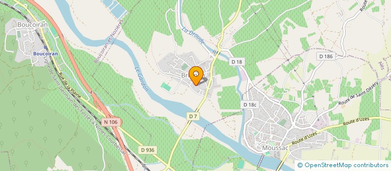 localisation de l'entreprise MONSIEUR MARC GOULARD  BRIGNON