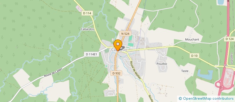 localisation de l'entreprise MONSIEUR MARC GOURDEAU à CAPTIEUX