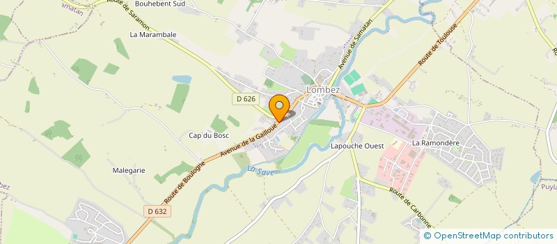 localisation de l'entreprise MONSIEUR MARC GRAFFIN à LOMBEZ