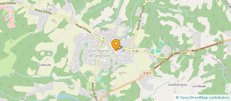 localisation de l'entreprise MONSIEUR MARC GRANDCOLAS  SAINT-MARTIN-DE-SEIGNANX