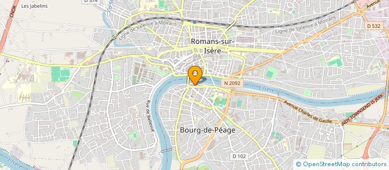 localisation de l'entreprise MONSIEUR MARC GRANGIER à BOURG-DE-PEAGE