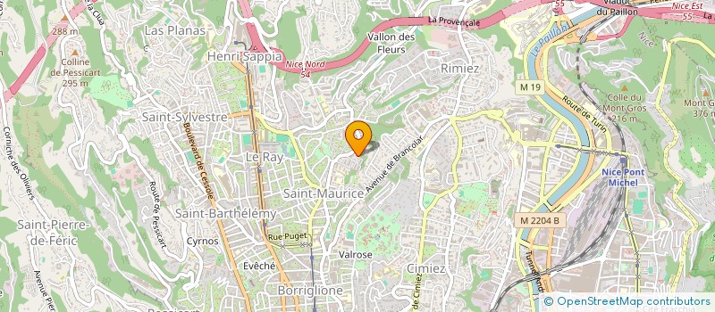 localisation de l'entreprise MONSIEUR MARC GRANIOU  NICE