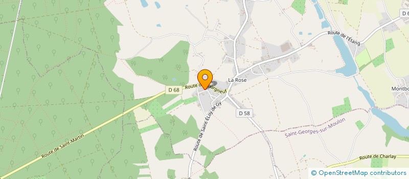 localisation de l'entreprise MONSIEUR MARC GRASSIN  SAINT-MARTIN-D'AUXIGNY