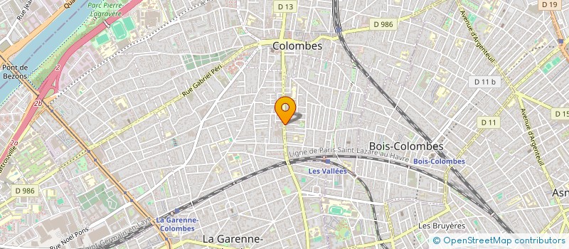 localisation de l'entreprise MONSIEUR MARC-GREGOR TCHUISSE DOMKAM à COLOMBES