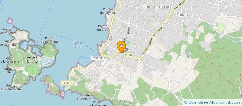 localisation de l'entreprise MONSIEUR MARC GRIMAL à SIX-FOURS-LES-PLAGES