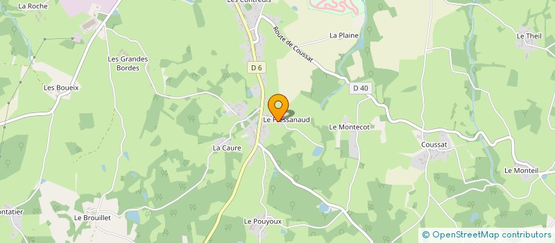 localisation de l'entreprise MONSIEUR MARC GROSPEAUD à BONNAT