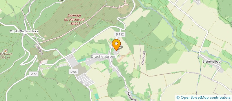 localisation de l'entreprise MONSIEUR MARC GROSSMANN  DRACHENBRONN-BIRLENBACH