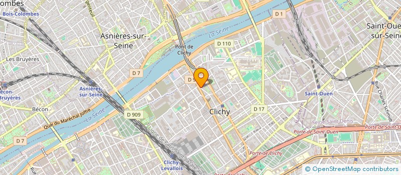localisation de l'entreprise MONSIEUR MARC GUEDJ à CLICHY