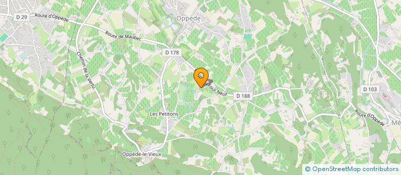 localisation de l'entreprise MONSIEUR MARC GUEDON  OPPEDE