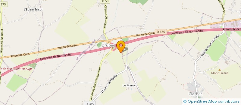 localisation de l'entreprise MONSIEUR MARC GUERARD  DRUBEC