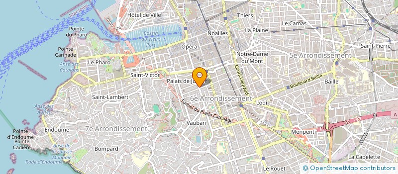 localisation de l'entreprise MONSIEUR MARC GUERIN à MARSEILLE