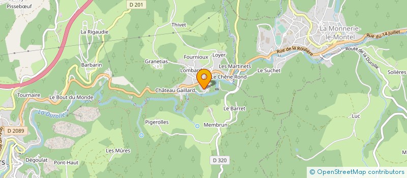 localisation de l'entreprise MONSIEUR MARC GUEZENNEC à THIERS
