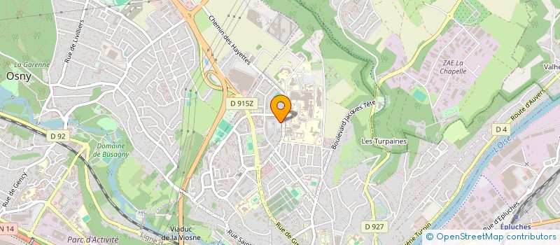 localisation de l'entreprise MONSIEUR MARC GUIBERT à PONTOISE