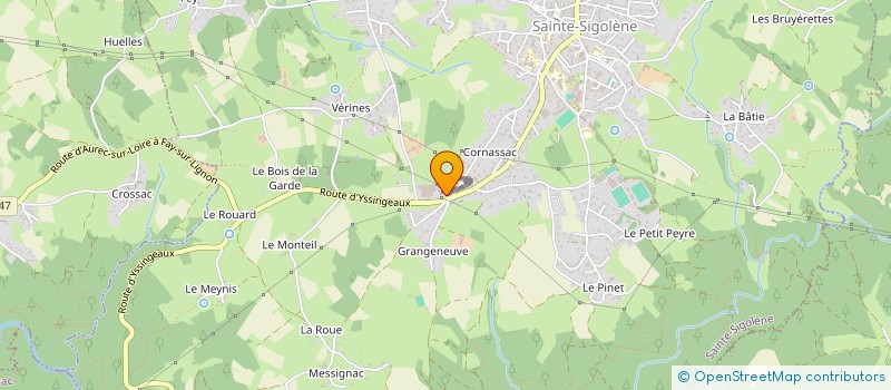 localisation de l'entreprise MONSIEUR MARC GUILLAUMOND à SAINTE-SIGOLENE