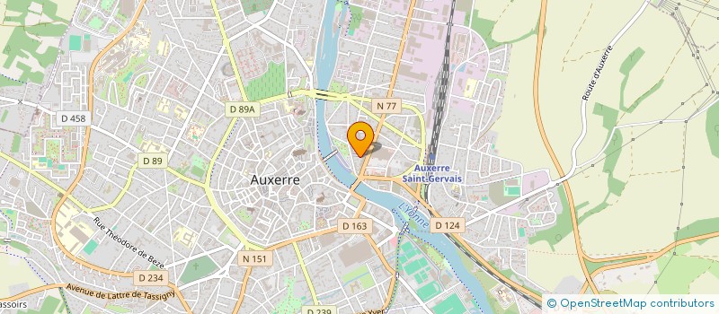 localisation de l'entreprise MONSIEUR MARC GUILLEMAIN à AUXERRE