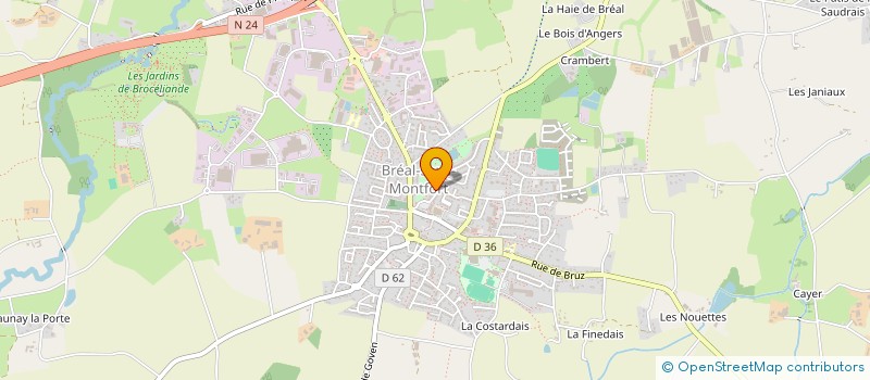 localisation de l'entreprise MONSIEUR MARC GUILLEMOIS  BREAL-SOUS-MONTFORT