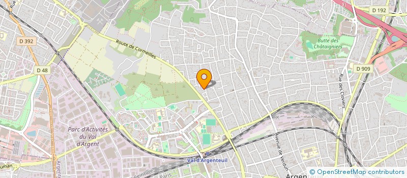 localisation de l'entreprise MONSIEUR MARC GUILLEMOT  ARGENTEUIL