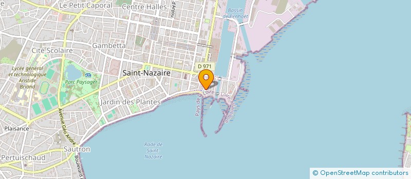 localisation de l'entreprise MONSIEUR MARC GUILLET  SAINT-NAZAIRE