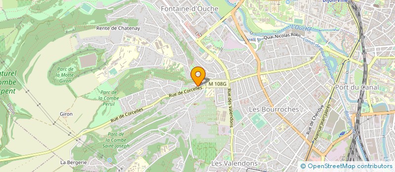 localisation de l'entreprise MONSIEUR MARC GUILLIEN à DIJON