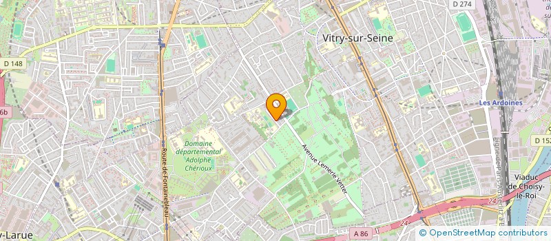 localisation de l'entreprise MONSIEUR MARC GUILLIER  VITRY-SUR-SEINE