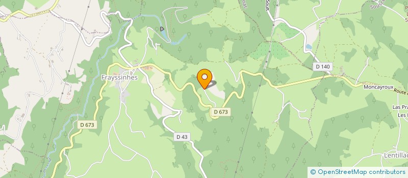 localisation de l'entreprise MONSIEUR MARC GUIOCHET  LADIRAT